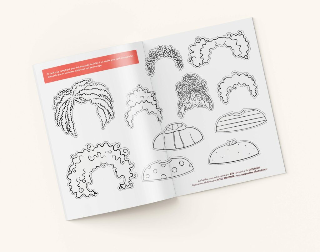 Mise en page guide pour enfant page coloriage