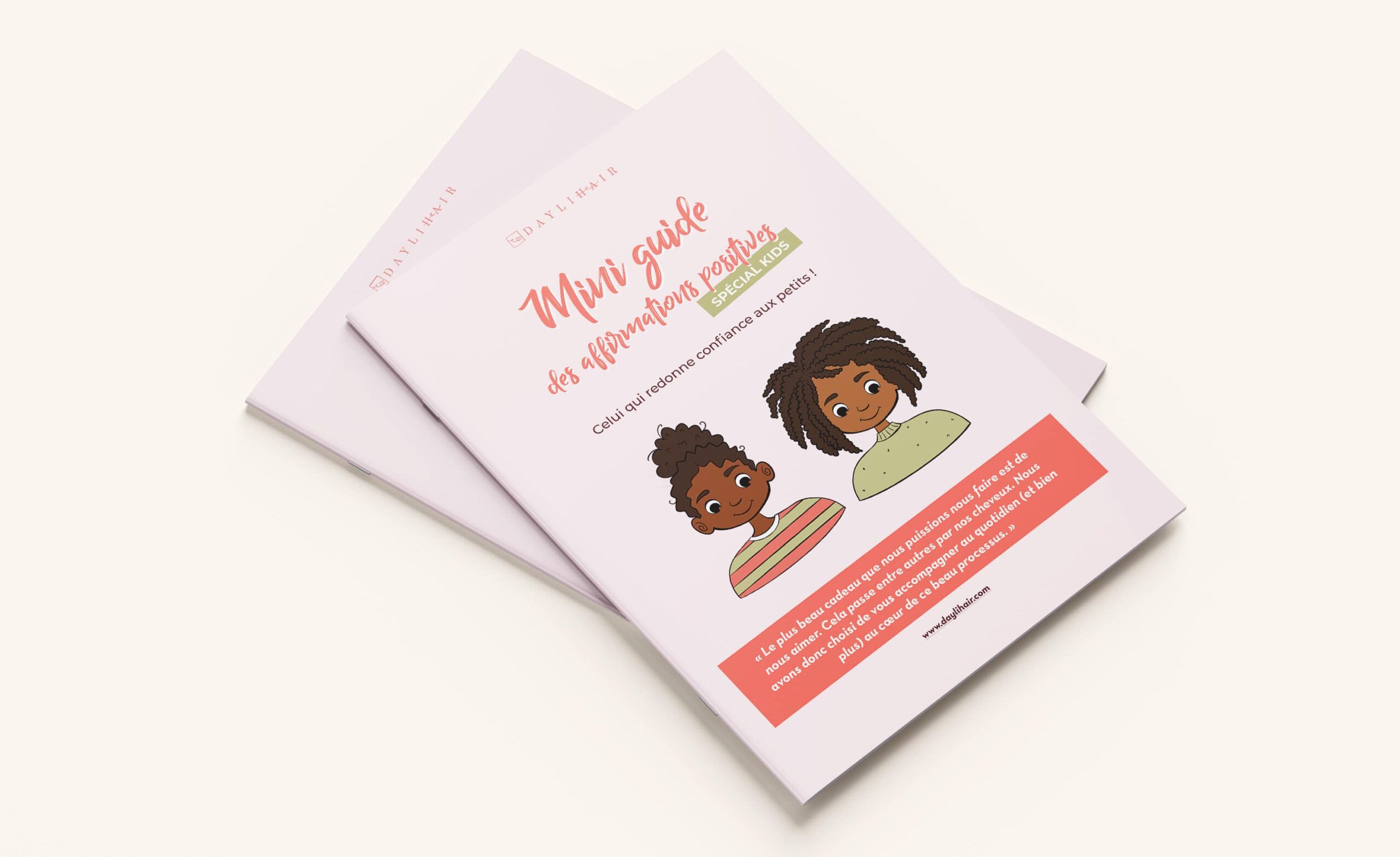 Mise en page guide pour enfant couverture