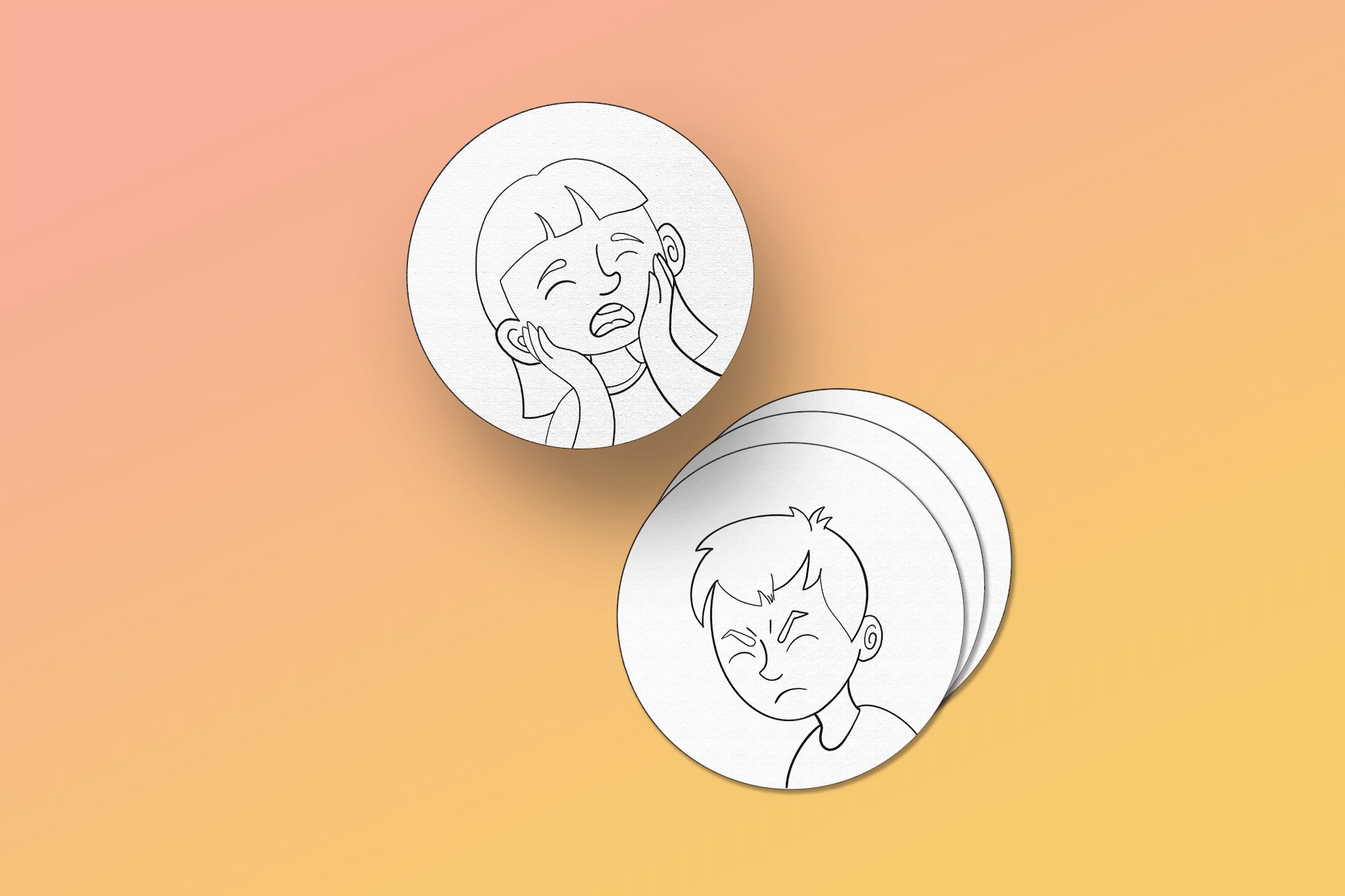 Lire la suite à propos de l’article Illustrations des émotions