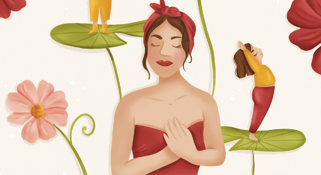 Lire la suite à propos de l’article Illustration professeur yoga