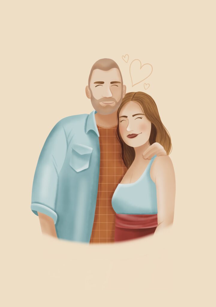 illustration couple