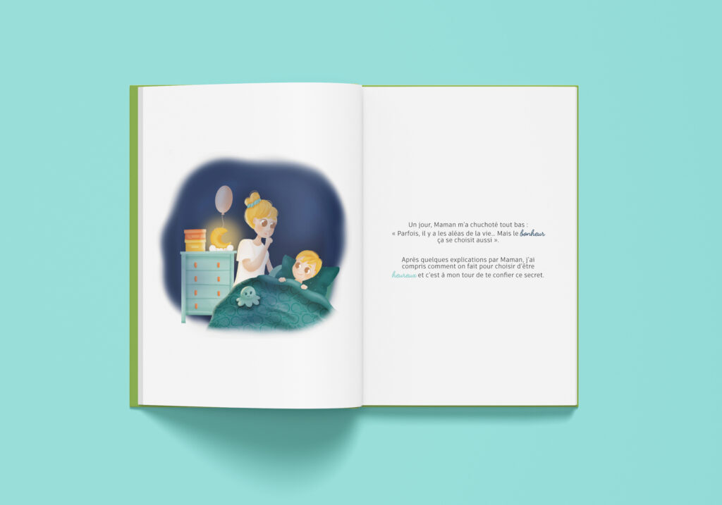mise en page illustration livre jeunesse
