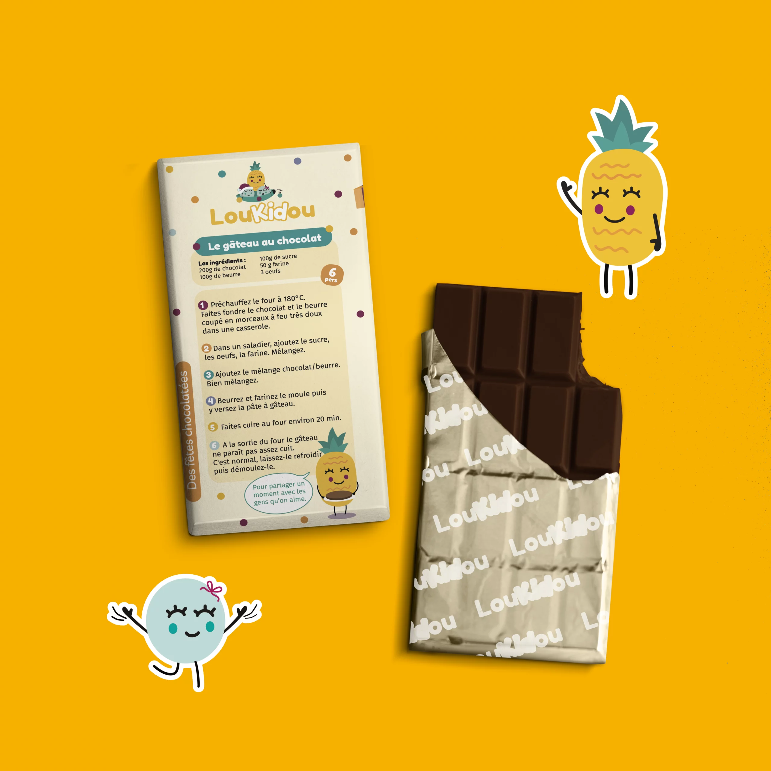 Packaging tablette de chocolat