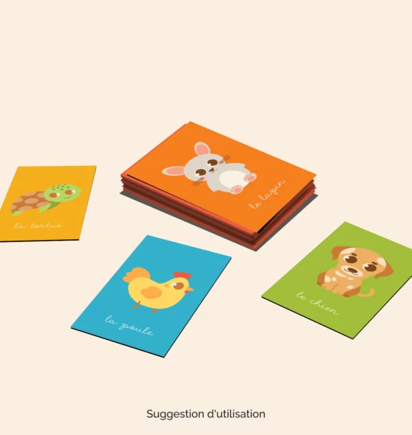 jeu de carte animaux