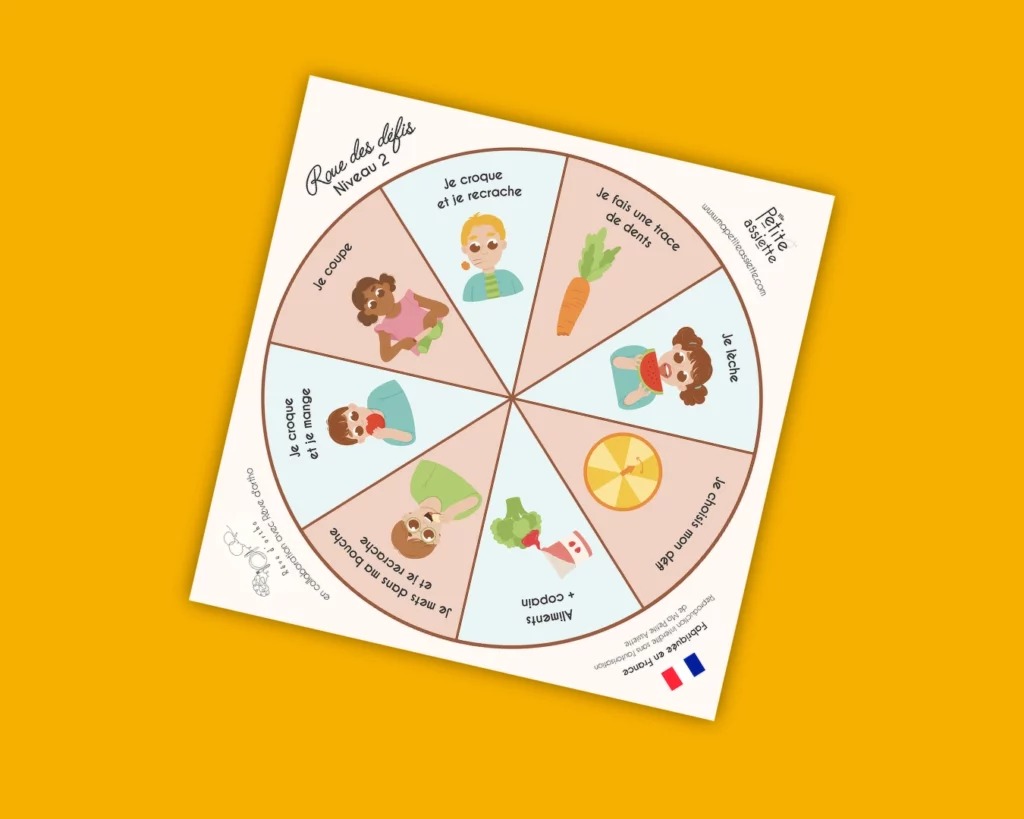 roue des défis ma petite assiette