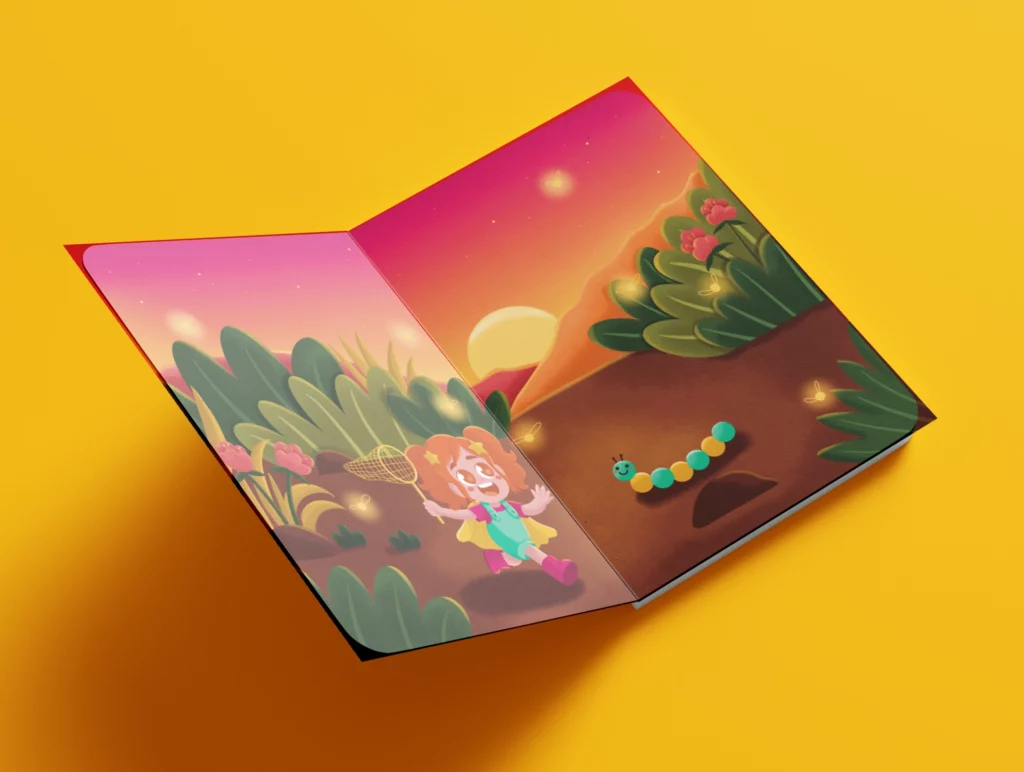 illustration jeunesse livre enfant petite fille nature et aventure