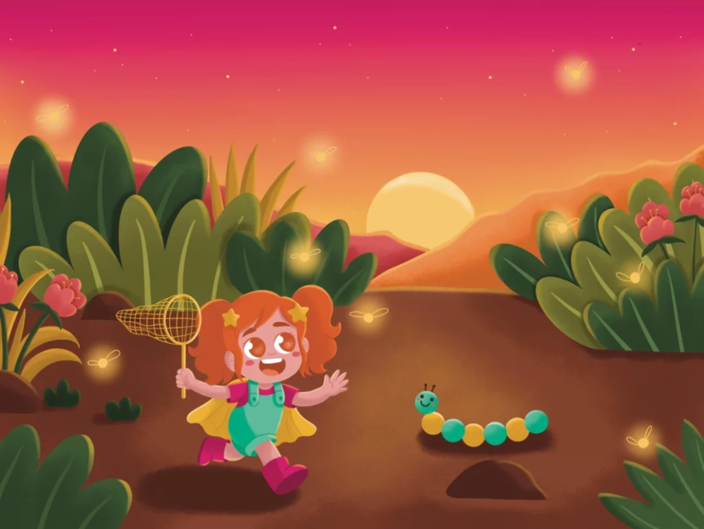 illustration jeunesse nature et enchantée