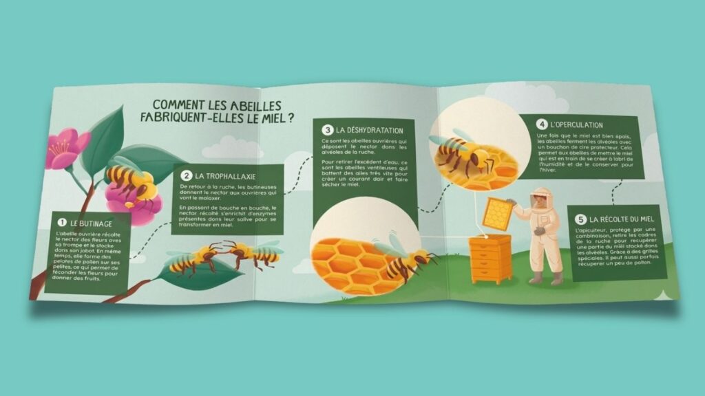 brochure fabrication du miel