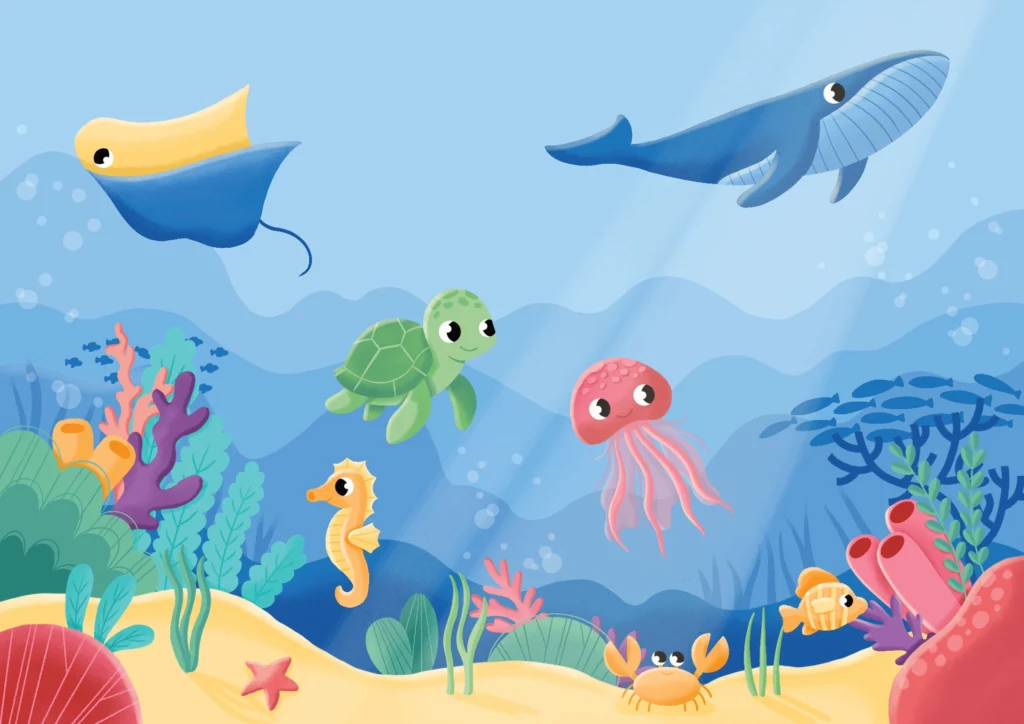 Illustration baleine