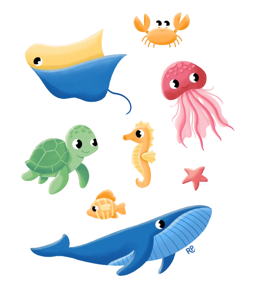 les animaux de la mer